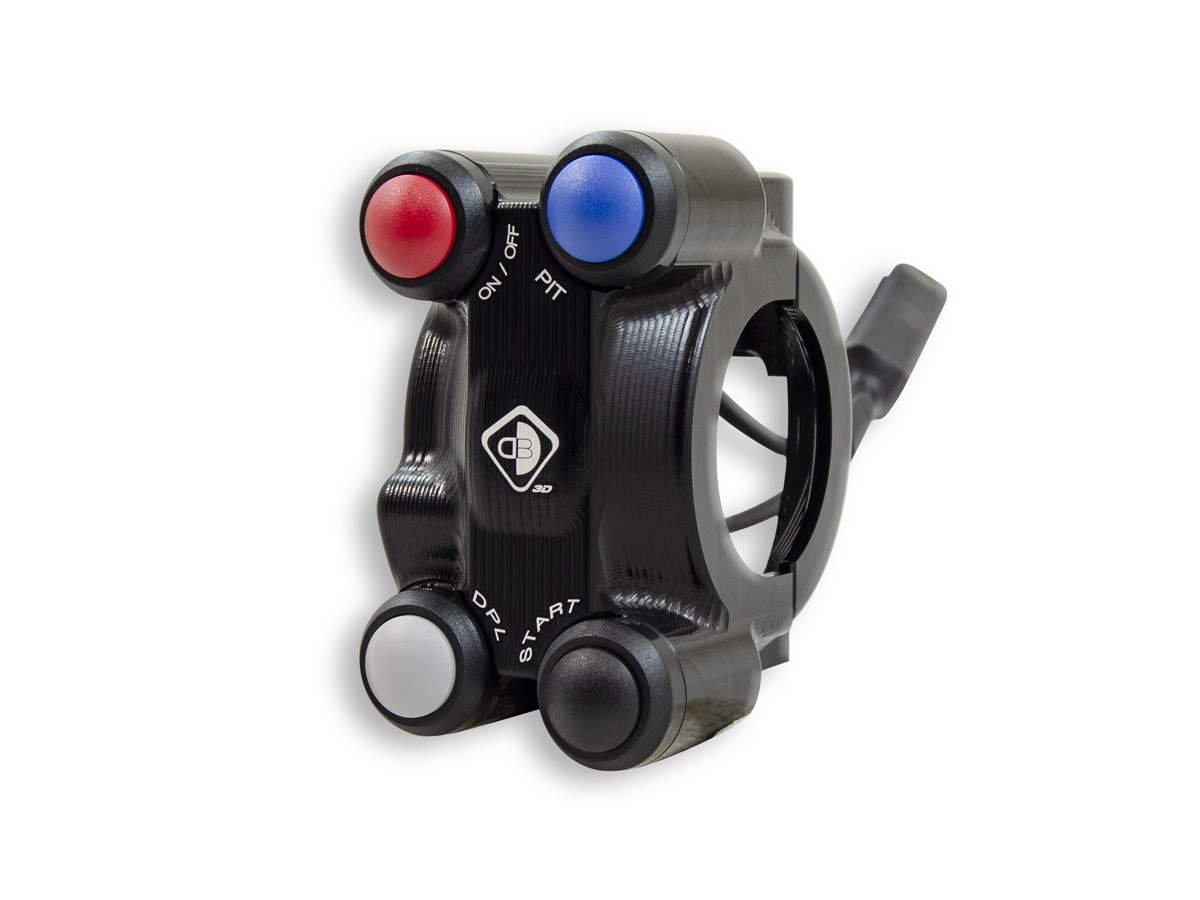 DBK Special Parts (Ducabike) Billet Throttle Housing & Run / Stop / Start Switches for Panigale V4 R (19-21) DBK Special Parts (Ducabike) Billet Throttle Housing & Run / Stop / Start Switches for Panigale V4 R (19-21)